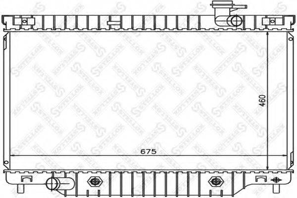 STELLOX 1026744SX Радіатор, охолодження двигуна