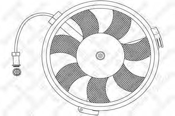 STELLOX 2999013SX Вентилятор, охолодження двигуна