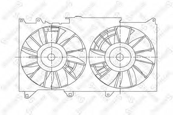 STELLOX 2999211SX Вентилятор, охолодження двигуна