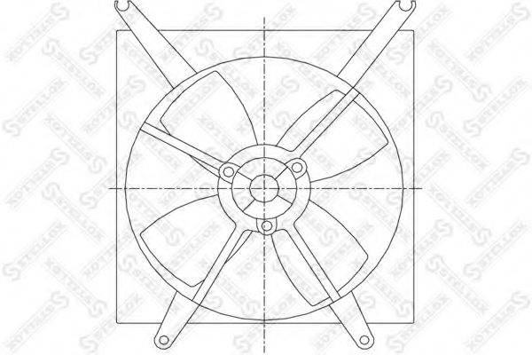STELLOX 2999215SX Вентилятор, охолодження двигуна