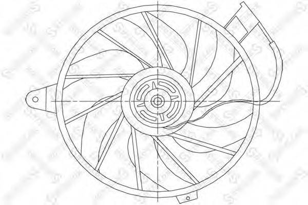 STELLOX 2999270SX Вентилятор, охолодження двигуна