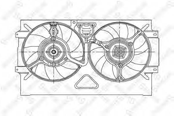 STELLOX 2999297SX Вентилятор, охолодження двигуна