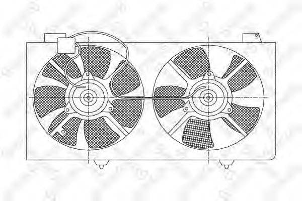 STELLOX 2999356SX Вентилятор, охолодження двигуна