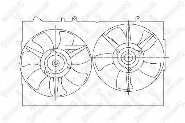 STELLOX 2999382SX Вентилятор, охолодження двигуна