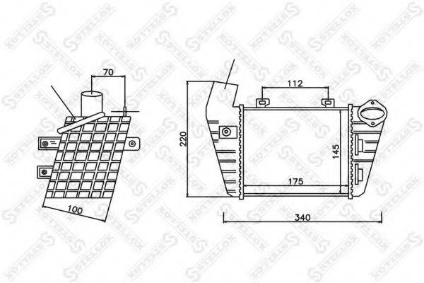 STELLOX 1040075SX Інтеркулер