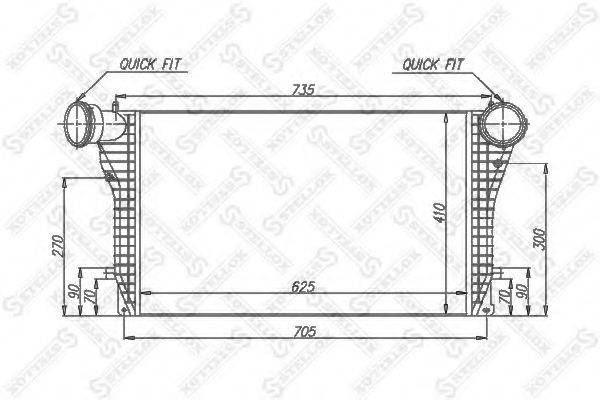 STELLOX 1040095SX Інтеркулер