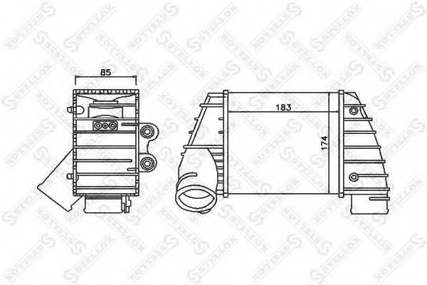 STELLOX 1040164SX Інтеркулер