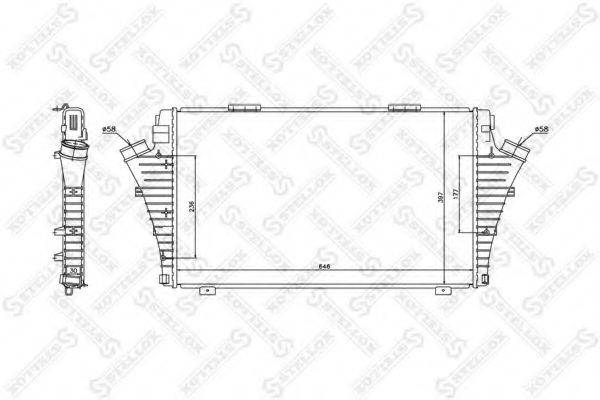 STELLOX 1040168SX Інтеркулер