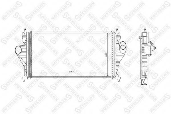 STELLOX 1040170SX Інтеркулер