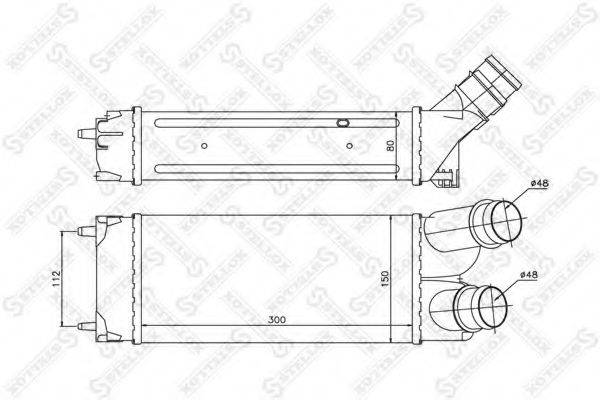 STELLOX 1040188SX Інтеркулер