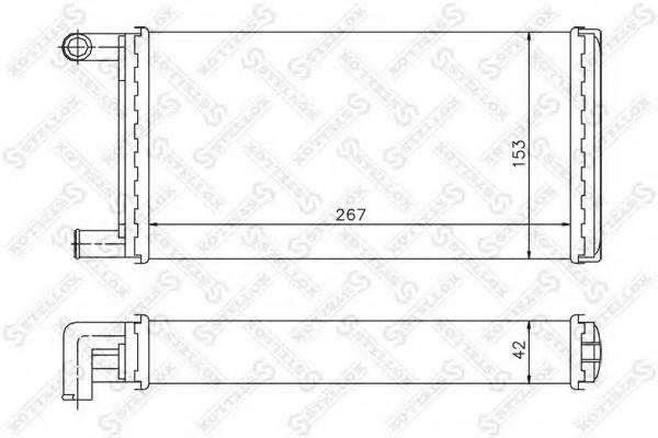 STELLOX 1035067SX Теплообмінник, опалення салону