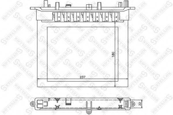 STELLOX 1035210SX Теплообмінник, опалення салону