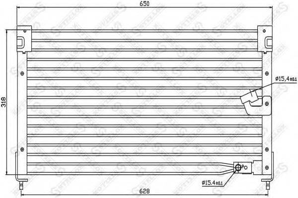 STELLOX 1045066SX Конденсатор, кондиціонер