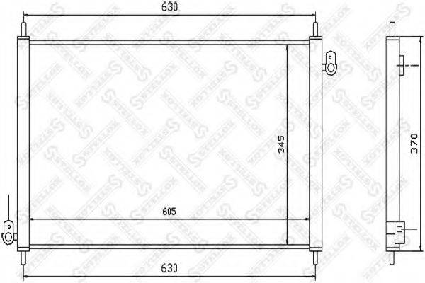 STELLOX 1045094SX Конденсатор, кондиціонер