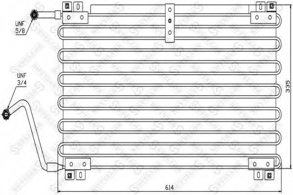 STELLOX 1045233SX Конденсатор, кондиціонер