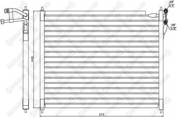 STELLOX 1045242SX Конденсатор, кондиціонер