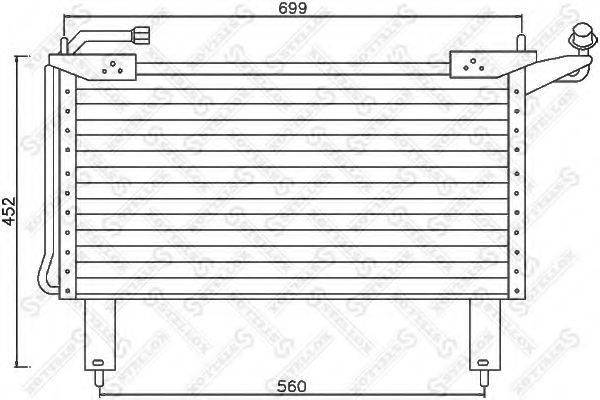 STELLOX 1045244SX Конденсатор, кондиціонер