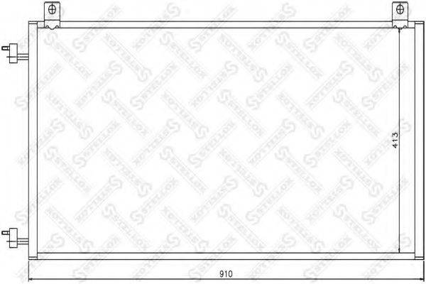 STELLOX 1045260SX Конденсатор, кондиціонер