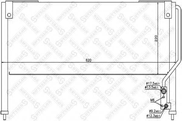 STELLOX 1045283SX Конденсатор, кондиціонер