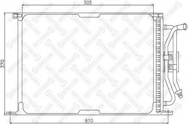 STELLOX 1045343SX Конденсатор, кондиціонер