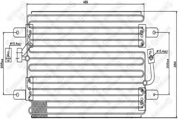 STELLOX 1045424SX Конденсатор, кондиціонер