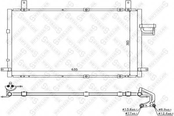 STELLOX 1045441SX Конденсатор, кондиціонер