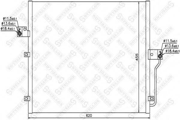 STELLOX 1045578SX Конденсатор, кондиціонер