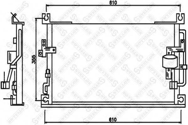 STELLOX 1045604SX Конденсатор, кондиціонер