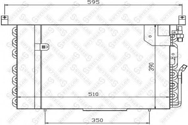 STELLOX 1045653SX Конденсатор, кондиціонер