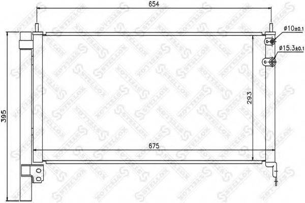 STELLOX 1045670SX Конденсатор, кондиціонер