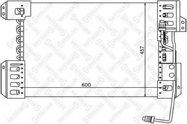 STELLOX 1045763SX Конденсатор, кондиціонер