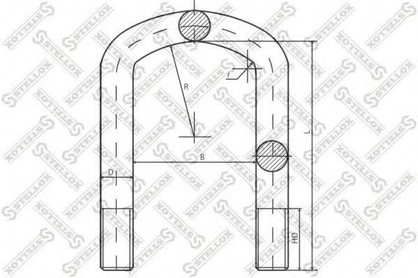 STELLOX 8464180SX Драбина ресори