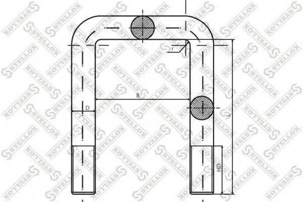 STELLOX 8464227SX Драбина ресори