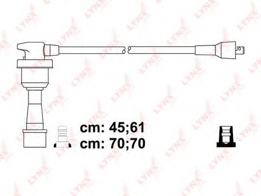 LYNXAUTO SPC5508 Комплект дротів запалювання