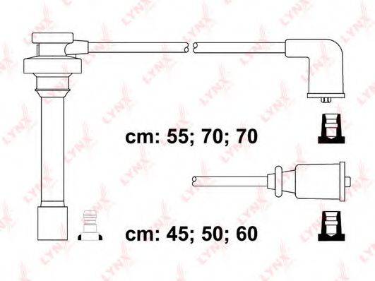 LYNXAUTO SPC5520 Комплект дротів запалювання