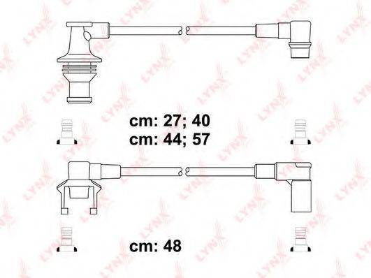 LYNXAUTO SPC6306 Комплект дротів запалювання