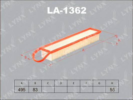 LYNXAUTO LA1362 Повітряний фільтр