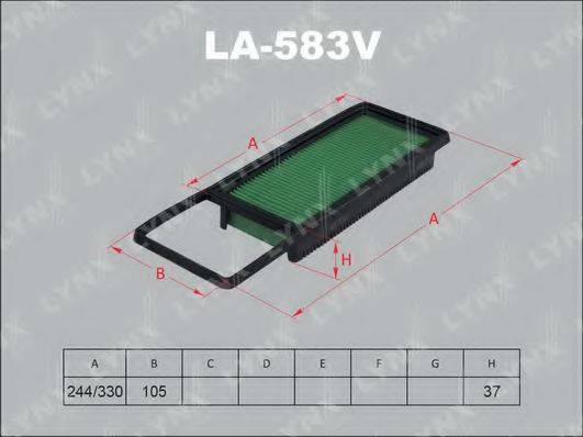 LYNXAUTO LA583V Повітряний фільтр