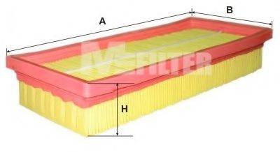 MFILTER K7018 Повітряний фільтр