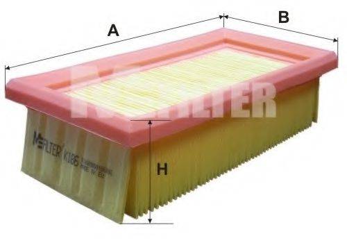 MFILTER K186 Повітряний фільтр