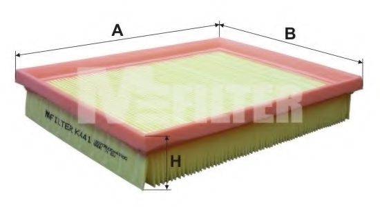 MFILTER K441 Повітряний фільтр