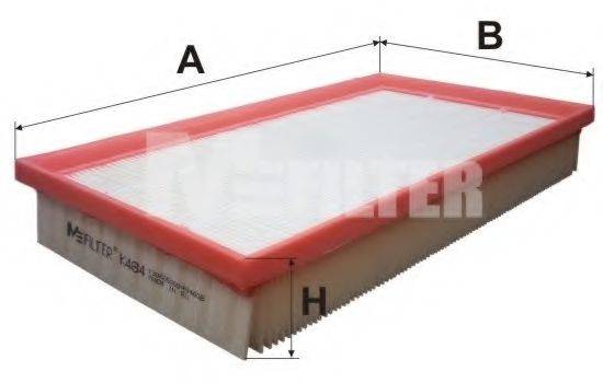 MFILTER K484 Повітряний фільтр