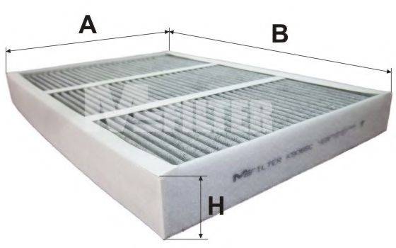 MFILTER K9085C Фільтр, повітря у внутрішньому просторі