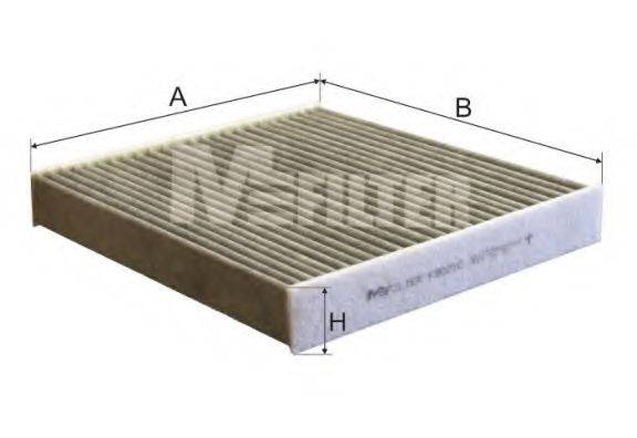 MFILTER K9021C Фільтр, повітря у внутрішньому просторі