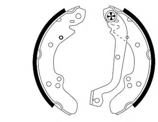 HELLA PAGID 8DB355000641 Комплект гальмівних колодок