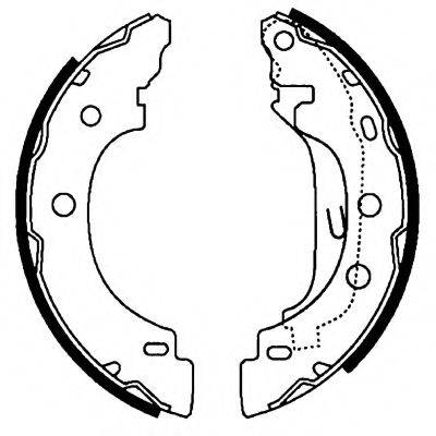 HELLA PAGID 8DB355002241 Комплект гальмівних колодок