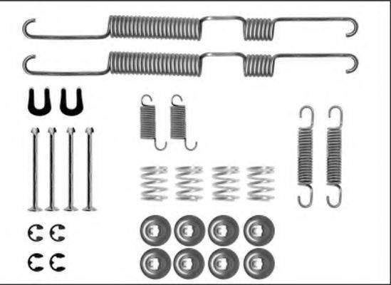 HELLA PAGID 8DZ355206061 Комплектуючі, гальмівна колодка