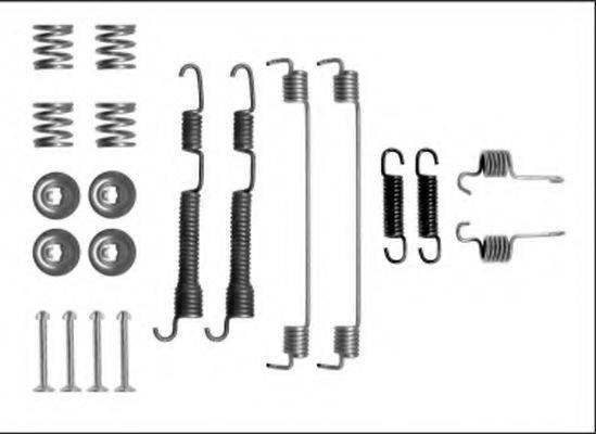 HELLA PAGID 8DZ355206081 Комплектуючі, гальмівна колодка