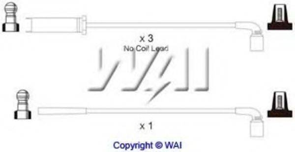 WAIGLOBAL ISL655 Комплект дротів запалювання