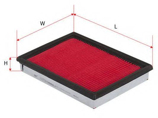 SAKURA AUTOMOTIVE A1863 Повітряний фільтр